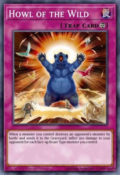 Howl of the Wild Common DREV-EN065 Duelist Revolution Yugioh card
