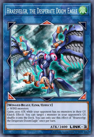 Hraesvelgr the Desperate Doom Eagle Common MP20-EN141 2020 Tin of Lost Memories Mega Pack Yugioh card
