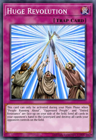Huge Revolution Common DR1-EN096 Dark Revelation Volume 1 Yugioh card