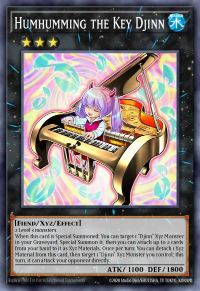 Humhumming the Key Djinn Super Rare WSUP-EN023 World Superstars Yugioh card