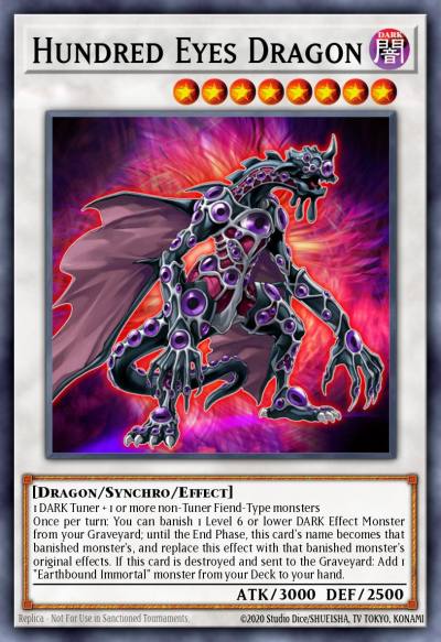 Hundred Eyes Dragon Super Rare DPC5-EN003 Duelist Pack Collection Tin 2011 Yugioh card