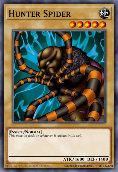 Hunter Spider Common MRD-049 Metal Raiders Yugioh card