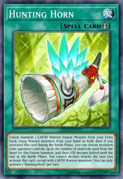 Hunting Horn Common DOOD-EN086 Doom of Dimensions Yugioh card