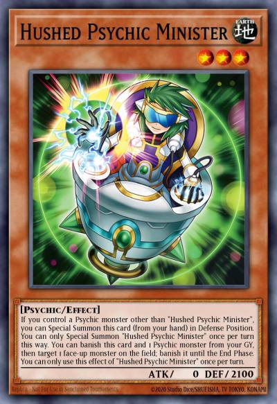 Hushed Psychic Minister Common DUAD-EN014 Duelists Advance Yugioh card