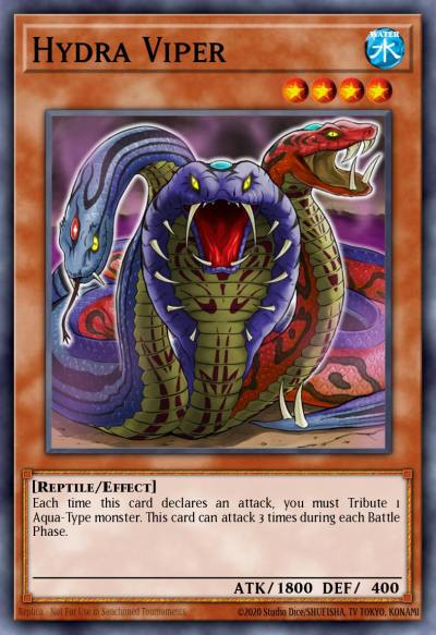 Hydra Viper Short Print CRMS-EN037 Crimson Crisis Yugioh card