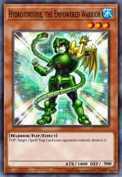 Hydrotortoise the Empowered Warrior Common YS14-EN015 Super Starter Space-Time Showdown Yugioh card