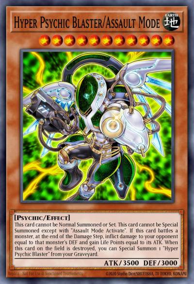 Hyper Psychic Blaster/Assault Mode Ultimate Rare CRMS-EN020 Crimson Crisis Yugioh card