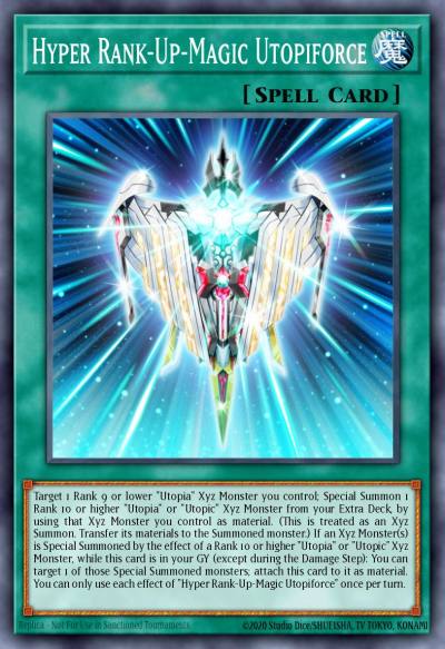 Hyper Rank-Up-Magic Utopiforce Ultra Rare BROL-EN060 Brothers of Legend Yugioh card