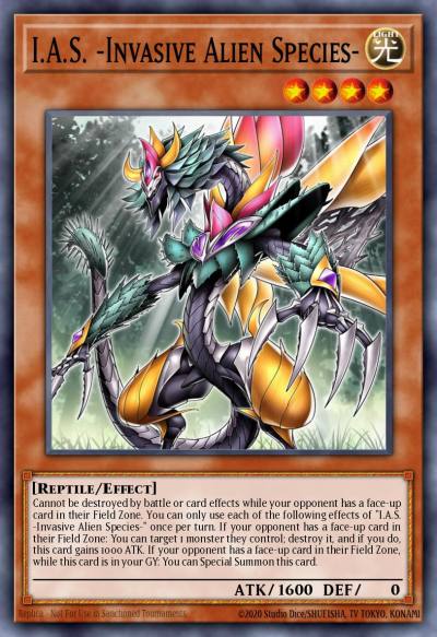 IAS -Invasive Alien Species- Ultra Rare MP24-EN236 25th Anniversary Tin Dueling Mirrors Yugioh card