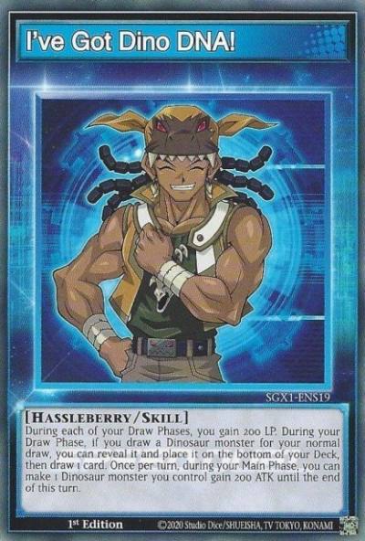Ive Got Dino DNA Common SGX1-ENS19 Speed Duel GX Duel Academy Box Yugioh card