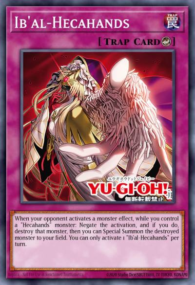Ibal-Hecahands Rare PHRE-EN010 Phantom Revenge Yugioh card