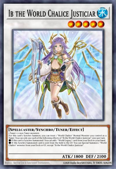 Ib the World Chalice Justiciar Ultra Rare BLMM-EN089 Battles of Legend Monster Mayhem Yugioh card