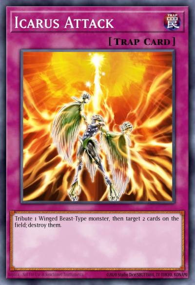 Icarus Attack Starfoil Rare BATT-EN004 Battle Pack Tournament Prize Cards Yugioh card