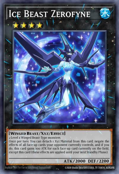 Ice Beast Zerofyne Rare LTGY-EN049 Lord of the Tachyon Galaxy Yugioh card