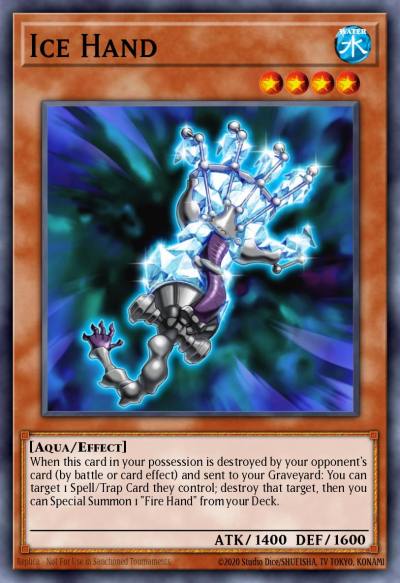 Ice Hand Secret Rare DRLG-EN047 Dragons of Legend Yugioh card
