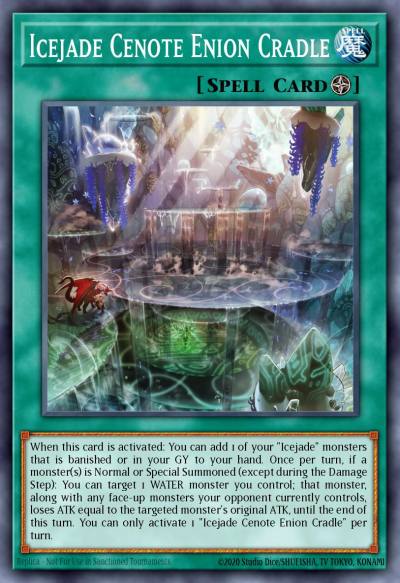 Icejade Cenote Enion Cradle Common MP23-EN028 25th Anniversary Tin Dueling Heroes Mega Pack Yugioh card