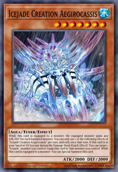 Icejade Creation Aegirocassis Common MP23-EN121 25th Anniversary Tin Dueling Heroes Mega Pack Yugioh card