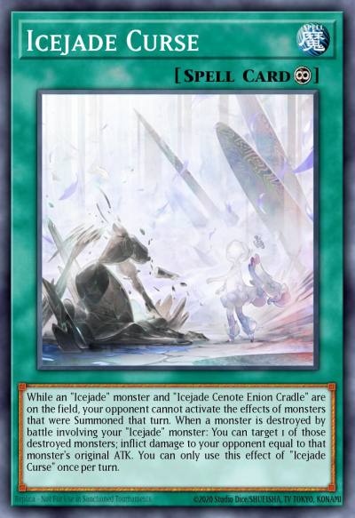 Icejade Curse Super Rare MP23-EN094 25th Anniversary Tin Dueling Heroes Mega Pack Yugioh card