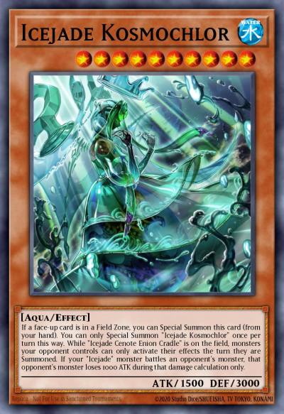 Icejade Kosmochlor Ultra Rare MP23-EN006 25th Anniversary Tin Dueling Heroes Mega Pack Yugioh card