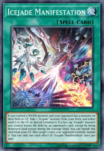 Icejade Manifestation Common MP24-EN321 25th Anniversary Tin Dueling Mirrors Yugioh card
