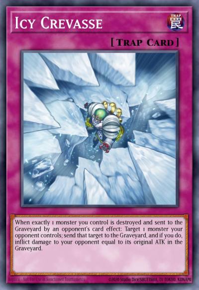 Icy Crevasse Common PHSW-EN069 Photon Shockwave Yugioh card