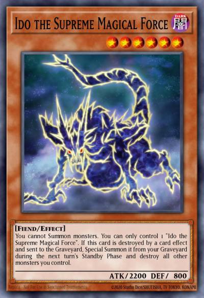 Ido the Supreme Magical Force Quarter Century Secret Rare MP24-EN026 25th Anniversary Tin Dueling Mirrors Yugioh card