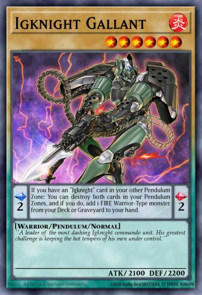 Igknight Gallant Common MP16-EN069 2016 Mega-Tin Mega Pack Yugioh card