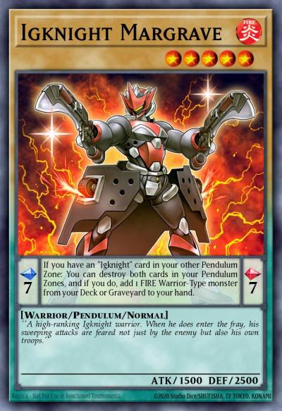 Igknight Margrave Common MP16-EN068 2016 Mega-Tin Mega Pack Yugioh card