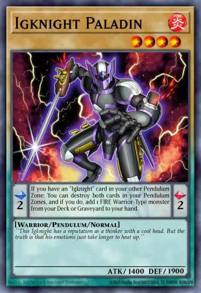 Igknight Paladin Common MP16-EN067 2016 Mega-Tin Mega Pack Yugioh card