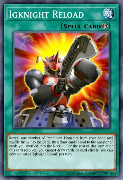 Igknight Reload Ultra Rare MP16-EN148 2016 Mega-Tin Mega Pack Yugioh card