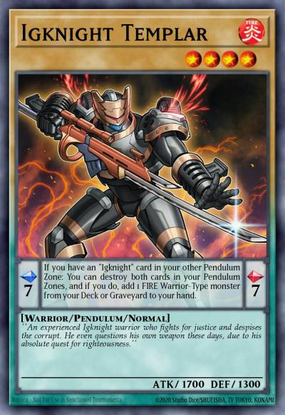 Igknight Templar Ultra Rare MP16-EN066 2016 Mega-Tin Mega Pack Yugioh card