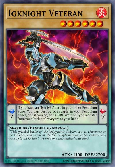 Igknight Veteran Common MP16-EN131 2016 Mega-Tin Mega Pack Yugioh card