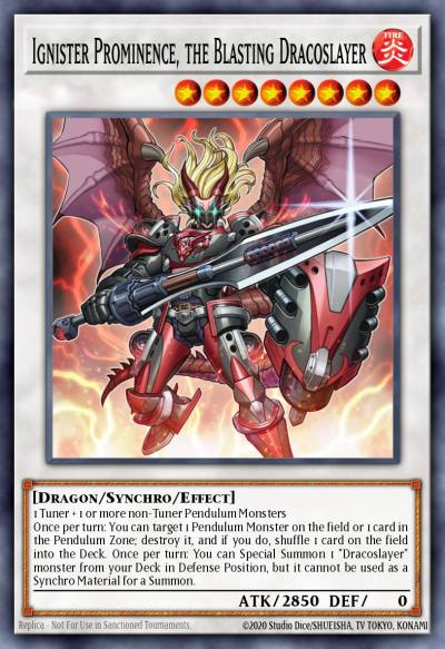 Ignister Prominence the Blasting Dracoslayer Rare ANGU-EN048 Ancient Guardians Yugioh card