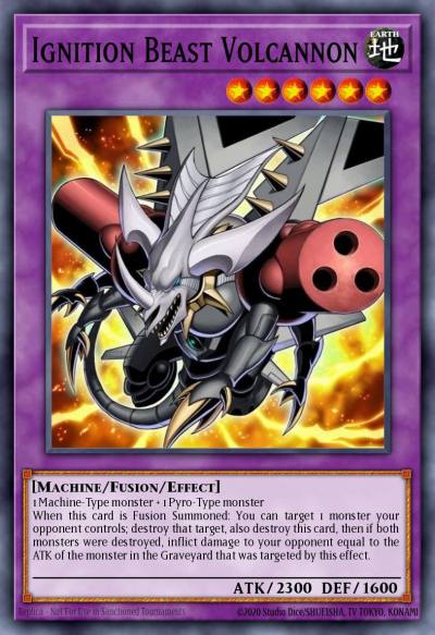 Ignition Beast Volcannon Common CBLZ-EN091 Cosmo Blazer Yugioh card