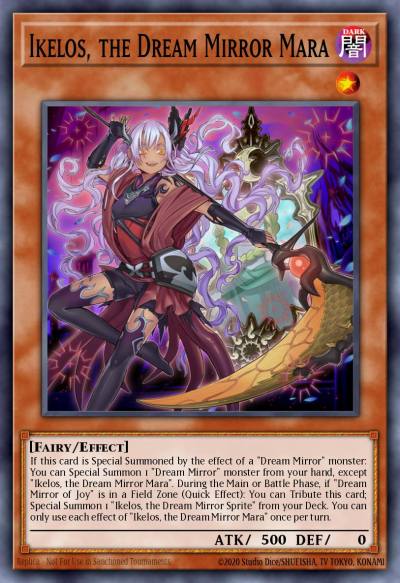Ikelos the Dream Mirror Mara Super Rare RIRA-EN086 Rising Rampage Yugioh card