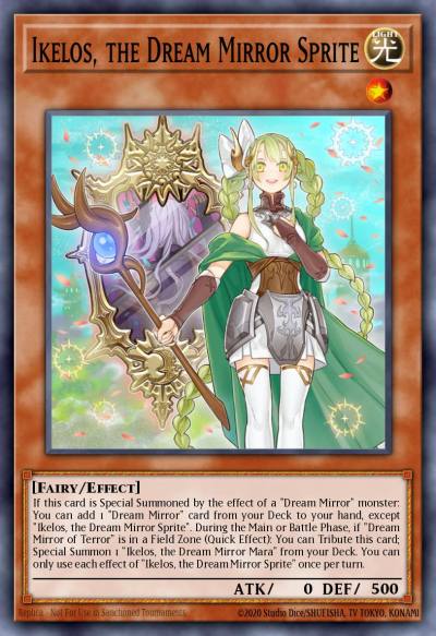 Ikelos the Dream Mirror Sprite Ultra Rare RIRA-EN085 Rising Rampage Yugioh card