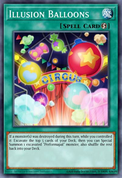 Illusion Balloons Common MP15-EN226 2015 Mega-Tin Mega Pack Yugioh card