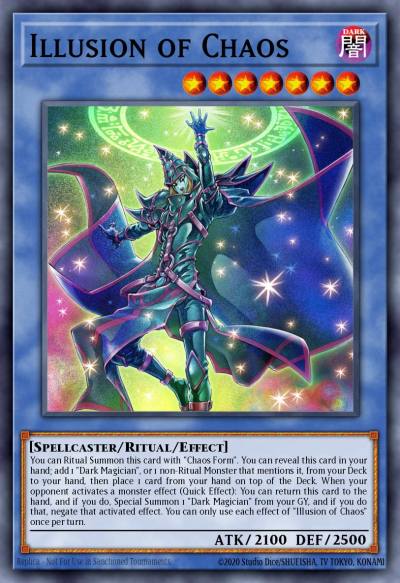 Illusion of Chaos Collector's Rare RA02-EN020 25th Anniversary Rarity Collection II Yugioh card