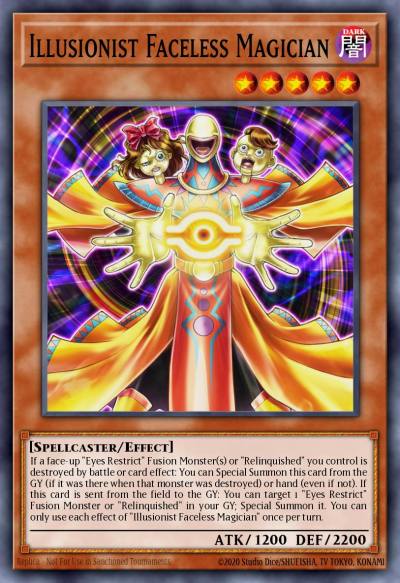 Illusionist Faceless Magician Rare LED2-EN002 Legendary Duelists Ancient Millennium Yugioh card