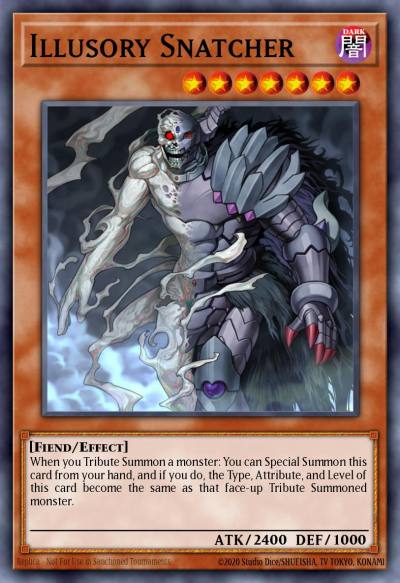 Illusory Snatcher Common SR01-EN016 Emperor of Darkness Structure Deck Yugioh card