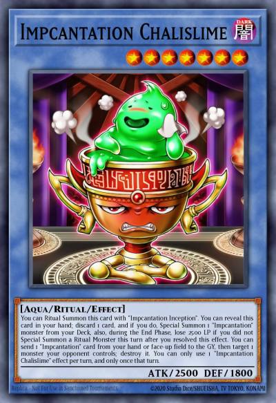 Impcantation Chalislime Super Rare GEIM-EN047 Genesis Impact Yugioh card