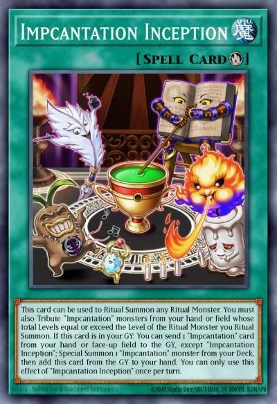 Impcantation Inception Common SAST-EN065 Savage Strike Yugioh card