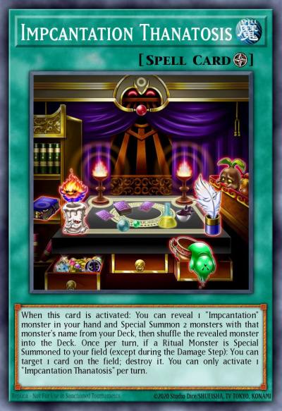 Impcantation Thanatosis Common DANE-EN062 Dark Neostorm Yugioh card