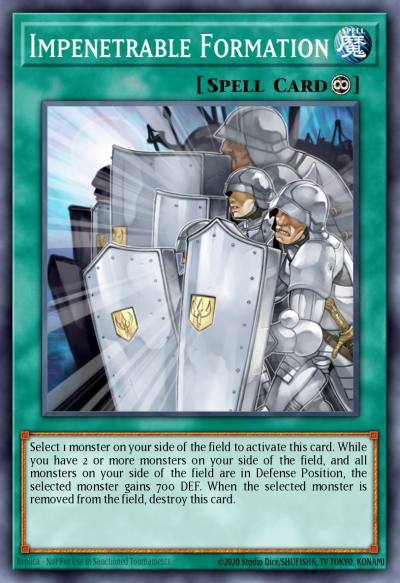 Impenetrable Formation Common DR3-EN228 Dark Revelation Volume 3 Yugioh card