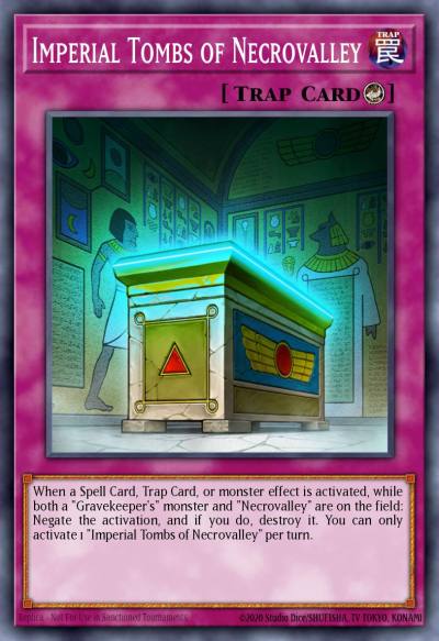 Imperial Tombs of Necrovalley Secret Rare MP14-EN235 2014 Mega-Tin Mega Pack Yugioh card