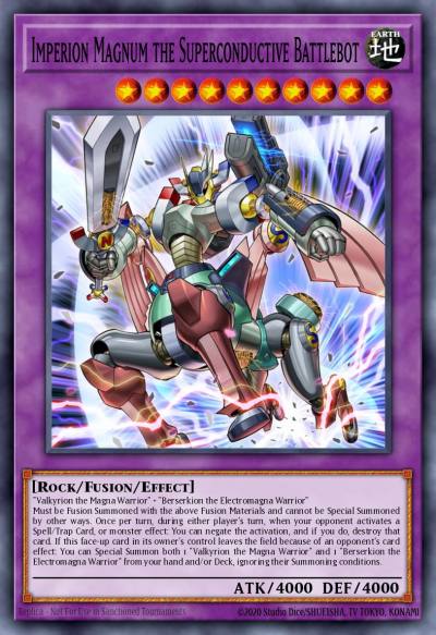 Imperion Magnum the Superconductive Battlebot Ultra Rare SDMY-EN041 Structure Deck Yugi Muto Yugioh card