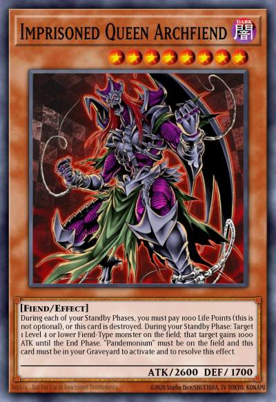 Imprisoned Queen Archfiend Common AP03-EN019 Astral Pack Three Yugioh card