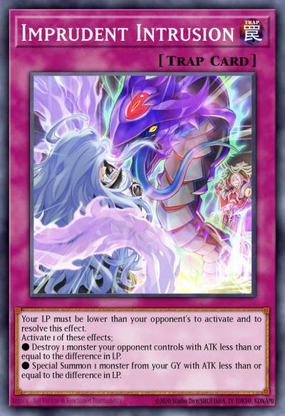 Imprudent Intrusion Common BACH-EN079 Battle of Chaos Yugioh card