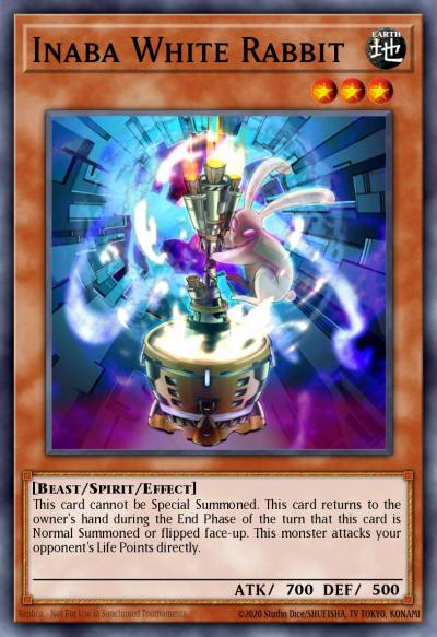 Inaba White Rabbit Common DB2-EN176 Dark Beginning 2 Yugioh card
