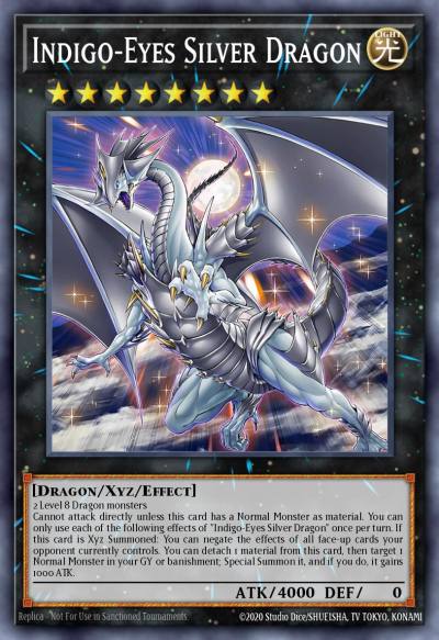 Indigo-Eyes Silver Dragon Ultra Rare SDWD-EN032 Structure Deck Blue-Eyes White Destiny Yugioh card